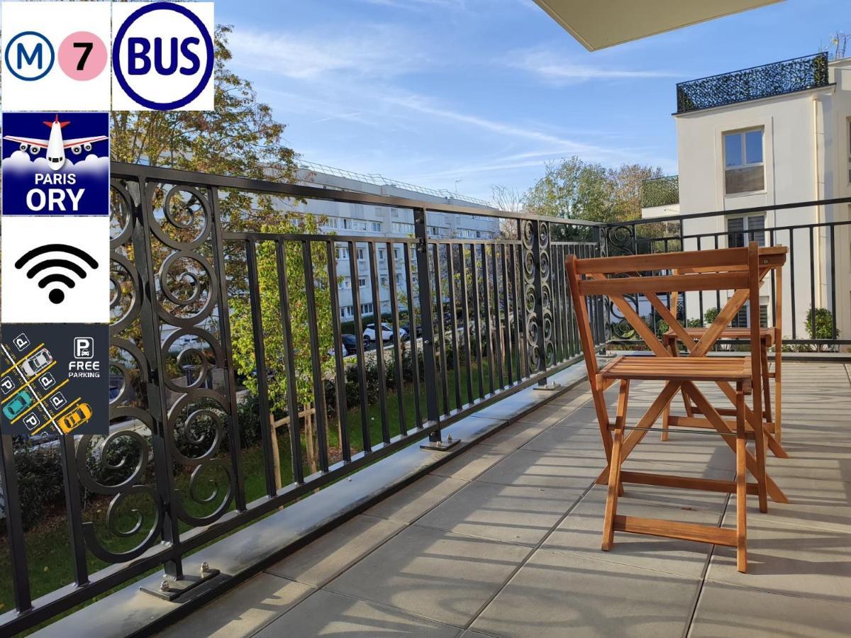 Chambre Privee Dans Un Nouvel Appartement Partage Pres De Paris Avec Parking Gratuit Chevilly-Larue Bagian luar foto